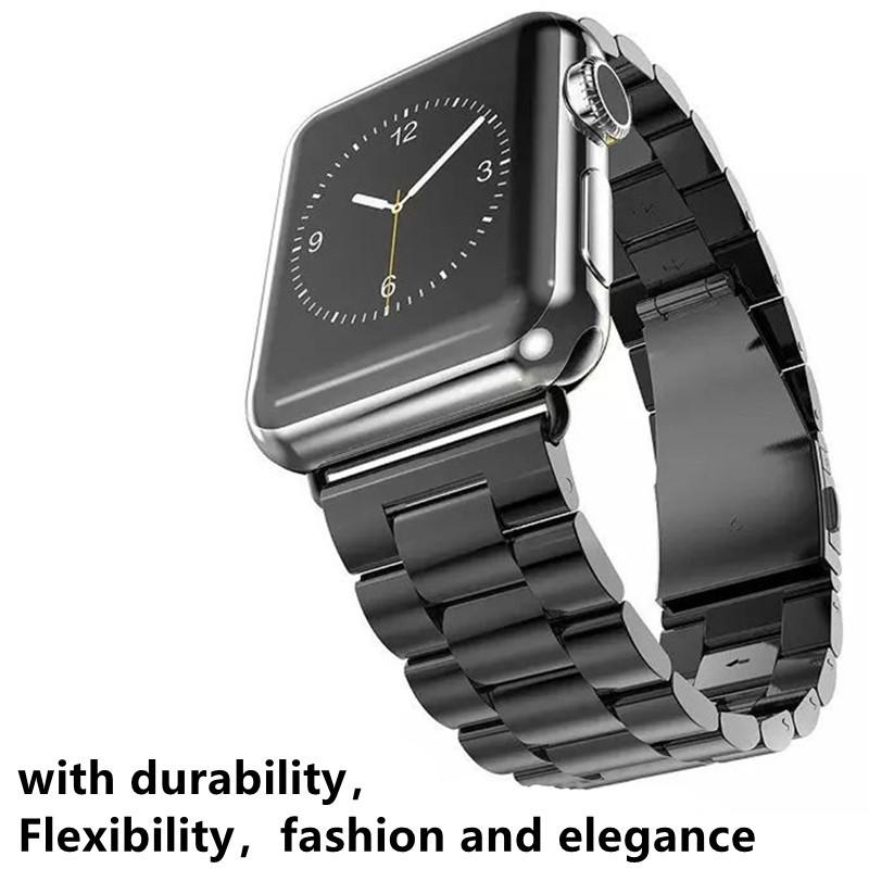 Watch Strap for Apple Watch Series 10 42mm/9 8 7 41mm/SE (2023) SE (2022) SE 6 5 4 40mm/3 2 1 38mm Three Beads Stainless Steel Watch Band Silver
Watch Strap for Apple Watch Series 10 42mm/9 8 7 41mm/SE (2023) SE (2022) SE 6 5 4 40mm/3 2 1 38mm Three Beads Stainless Steel Watch Band Silver