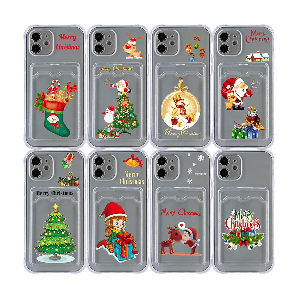 Transparent TPU Christmas Painted Card Wallet Soft Case for Apple 14 Pro Max - Airbag Protection, Suitable for iPhone 14. 14 PRO
Transparent TPU Christmas Painted Card Wallet Soft Case for Apple 14 Pro Max - Airbag Protection, Suitable for iPhone 14. 14 PRO