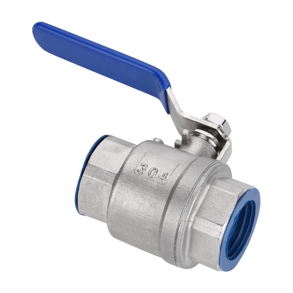 304 Stainless Steel Two Piece Full Port Female Ball Valve 3 4 BSPT 1000WOG
304 Stainless Steel Two Piece Full Port Female Ball Valve 3 4 BSPT 1000WOG