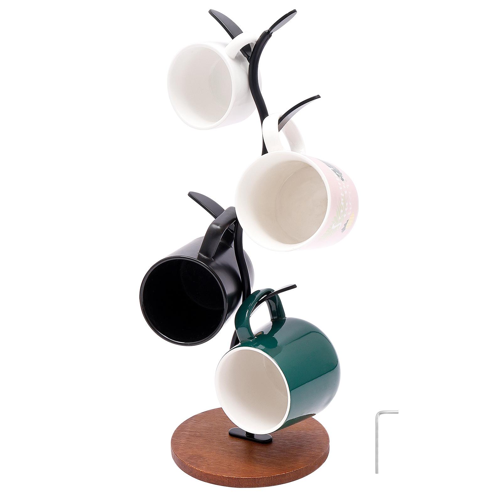 Mug Hanging Display Rack Coffee Mug Trees for Counter Tea Cups Storage Holder Stand Countertop Cafe Breakroom Decor and Kitchen чёрный
Mug Hanging Display Rack Coffee Mug Trees for Counter Tea Cups Storage Holder Stand Countertop Cafe Breakroom Decor and Kitchen чёрный