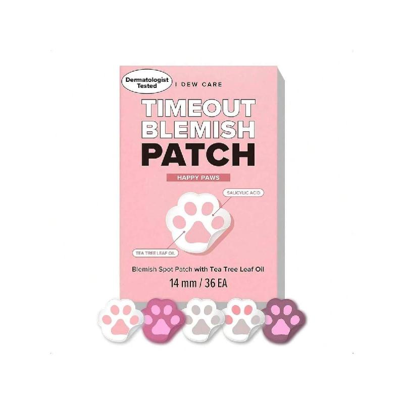 I Dew Care Hydrocolloid Acne Pimple Patch - Timeout Blemish Happy Paws | Cute Patches, Facial Stickers, Absorbing With Tea Tree Leaf Oil, 36 Count Happy Paws: 14mm x 36 pcs
I Dew Care Hydrocolloid Acne Pimple Patch - Timeout Blemish Happy Paws | Cute Patches, Facial Stickers, Absorbing With Tea Tree Leaf Oil, 36 Count Happy Paws: 14mm x 36 pcs