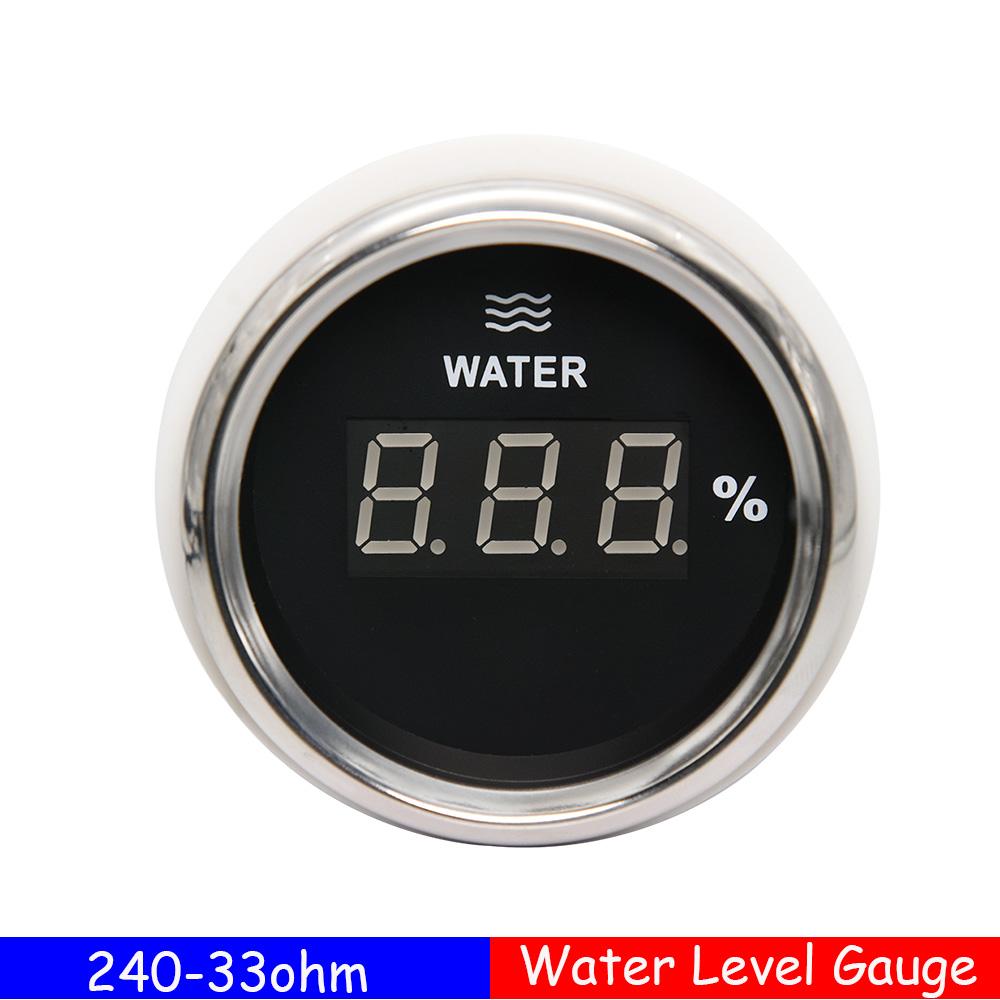 2 52mm Digital Water Level Gauge with Red LED Backlight 0-190ohm Water Tank Level Indicator for Boat RV Car 12V/24V ized 240-33ohm BS
2 52mm Digital Water Level Gauge with Red LED Backlight 0-190ohm Water Tank Level Indicator for Boat RV Car 12V/24V ized 240-33ohm BS
