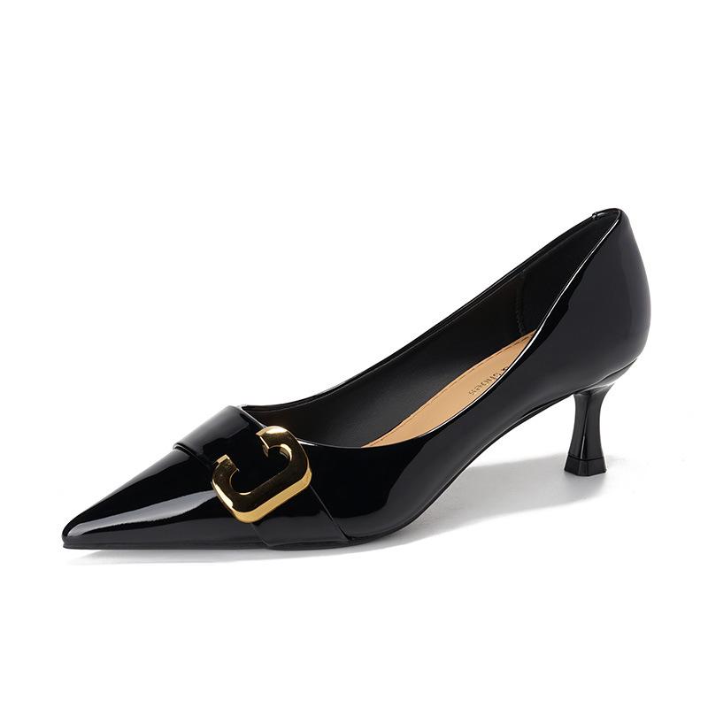 Весенняя мода женские туфли-лодочки из лакированной кожи женские туфли на высоком каблуке с пряжкой на высоком каблуке одинарные туфли деловая обувь для поездок на работу 40
Весенняя мода женские туфли-лодочки из лакированной кожи женские туфли на высоком каблуке с пряжкой на высоком каблуке одинарные туфли деловая обувь для поездок на работу 40