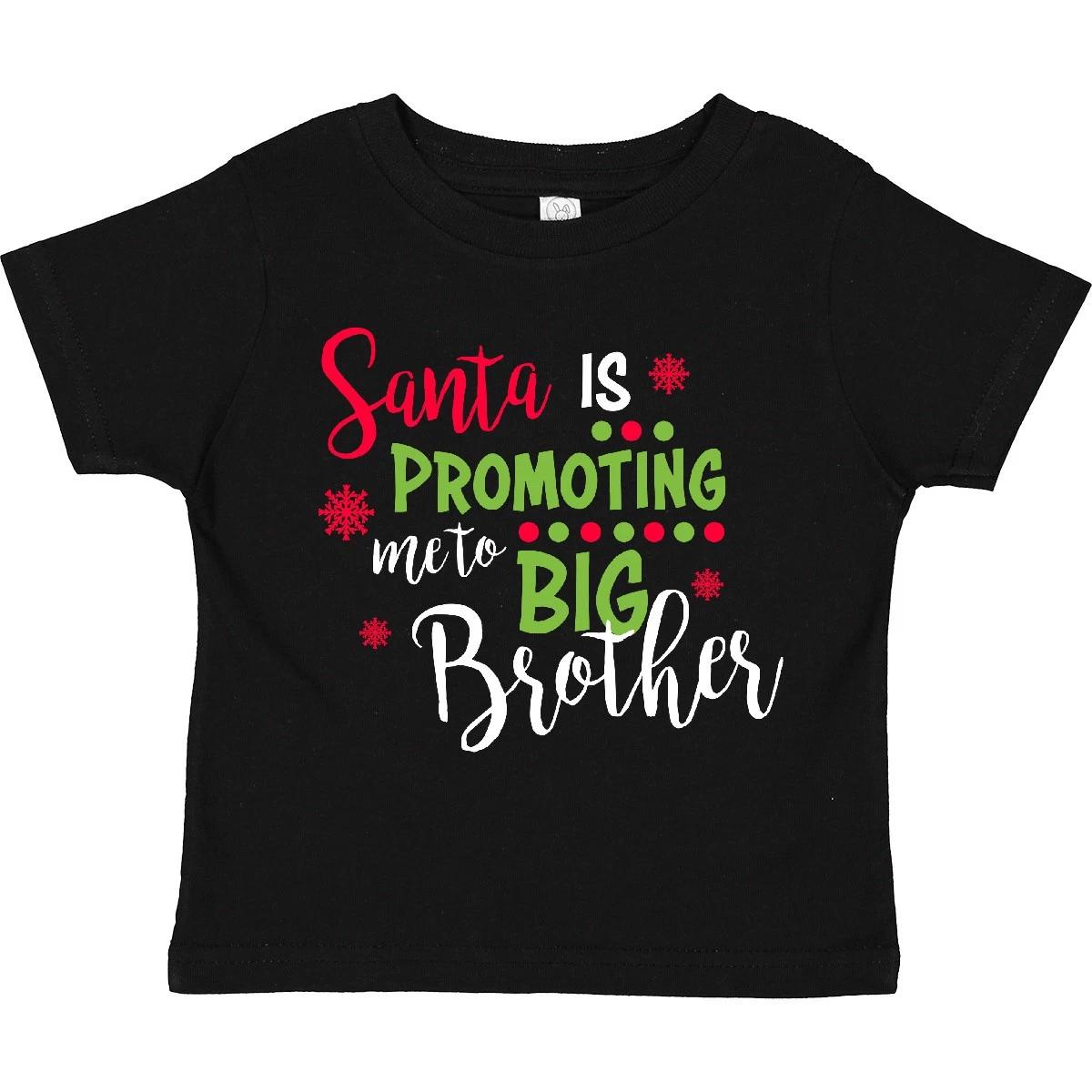 Inktastic Santa Is Promoting Me To Big Brother Toddler kids boys T-Shirt Kids Sibling Kid 120
Inktastic Santa Is Promoting Me To Big Brother Toddler kids boys T-Shirt Kids Sibling Kid 120
