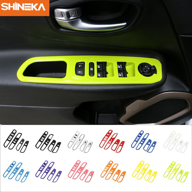 SHINEKA ABS салон автомобиля кнопка переключения подъема окна декоративная крышка отделка наклейки для Jeep Renegade 2016-автомобиль серебряный
SHINEKA ABS салон автомобиля кнопка переключения подъема окна декоративная крышка отделка наклейки для Jeep Renegade 2016-автомобиль серебряный