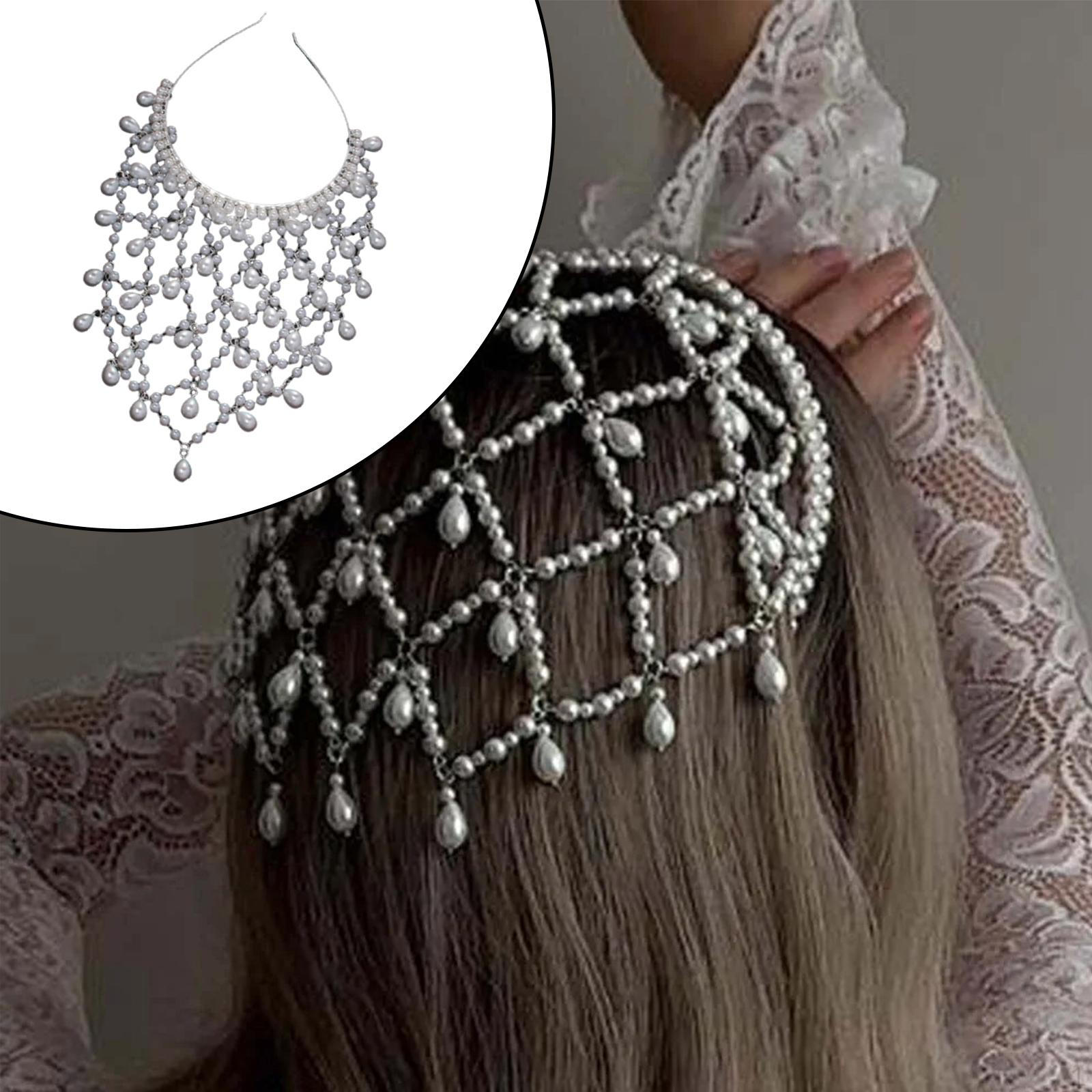 Mesh And Rhinestone Headband, 1920s Hair Hoop, for Nightclub Wedding Parties срібний
Mesh And Rhinestone Headband, 1920s Hair Hoop, for Nightclub Wedding Parties срібний