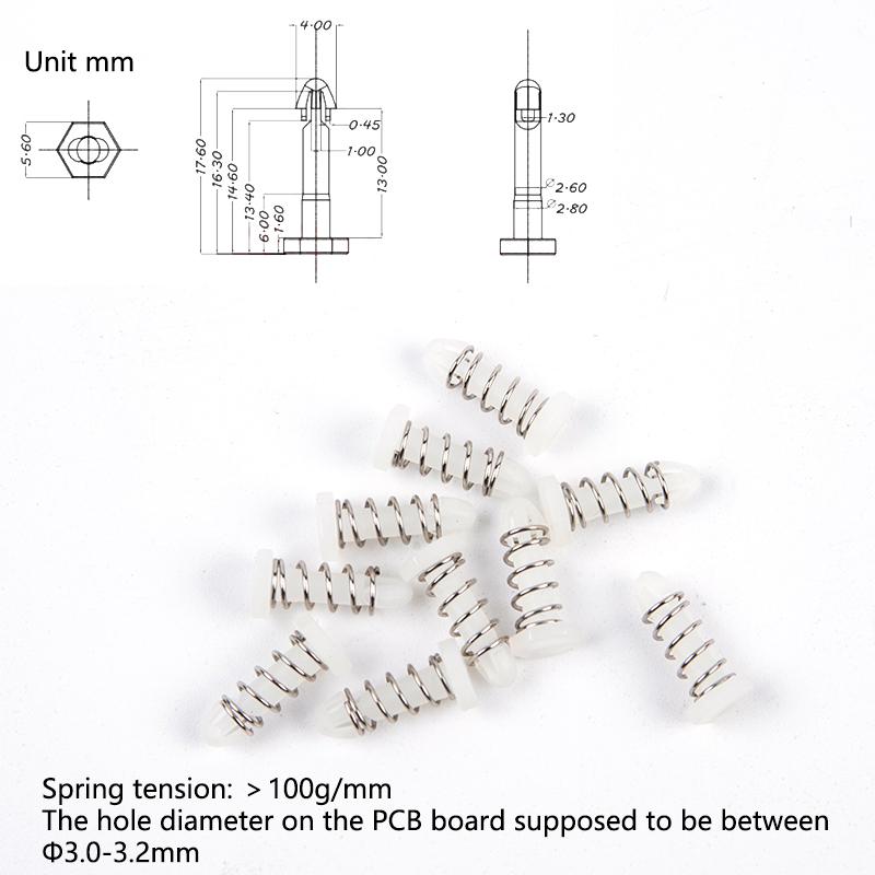 10Pcs/lot 14mm Plastic Nail Cooling Fan Spring Nails Heat Sink Clips
10Pcs/lot 14mm Plastic Nail Cooling Fan Spring Nails Heat Sink Clips