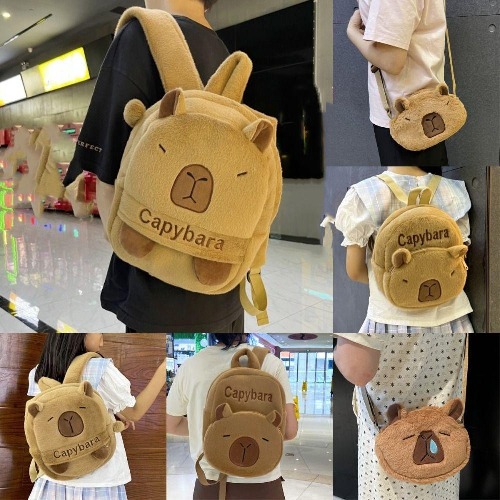Большая вместимость рюкзак Capybara Plush для хранения наплечная сумка, новая школьная сумка E
Большая вместимость рюкзак Capybara Plush для хранения наплечная сумка, новая школьная сумка E