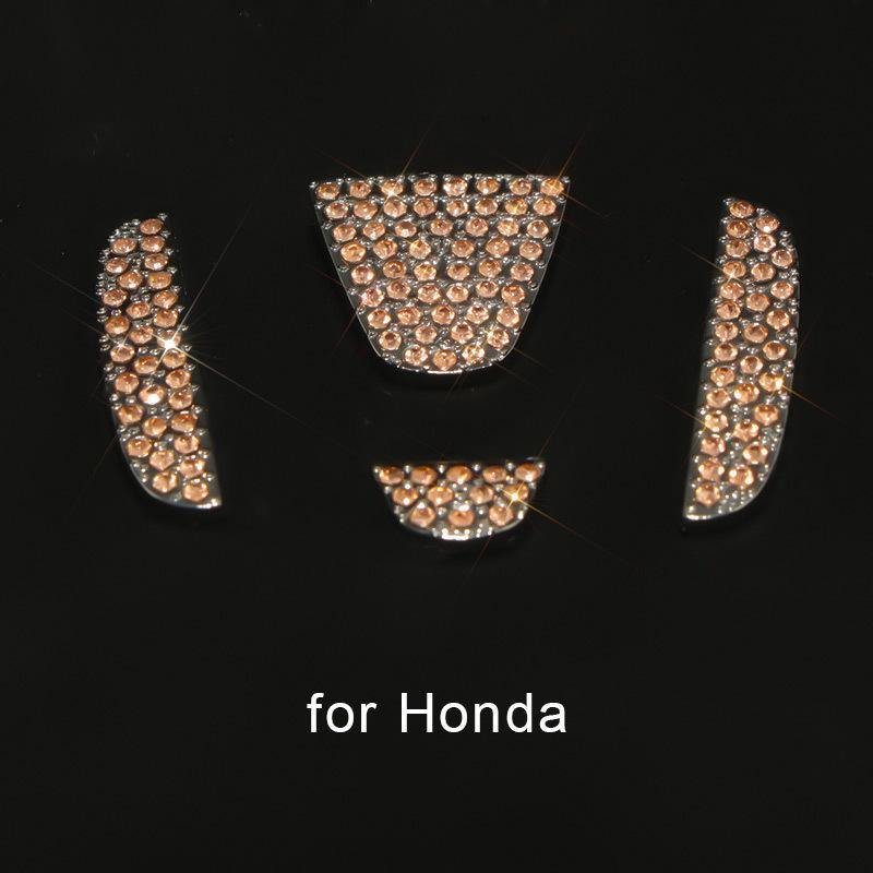 Bling Емблема рульового колеса Наклейка Crystal Decal Аксесуари Декорація для Toyota, для Honda, для Hyundai champagne for Honda
Bling Емблема рульового колеса Наклейка Crystal Decal Аксесуари Декорація для Toyota, для Honda, для Hyundai champagne for Honda