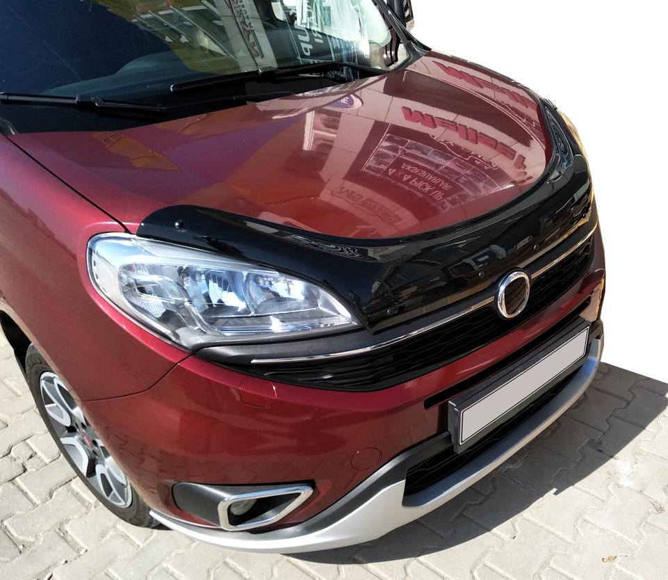 Дефлектор капота EuroCap (2015-2024) для Fiat Doblo II 
Дефлектор капота EuroCap (2015-2024) для Fiat Doblo II