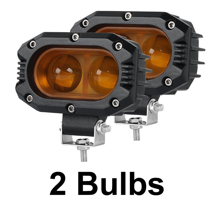 2Pcs 4 Inch LED Work Light Bar 96W Offroad Fog Driving Lights for Jeep Truck SUV ATV Tractor Motorcycle 9V-30V Waterproof Spotlight Yellow жовтий
2Pcs 4 Inch LED Work Light Bar 96W Offroad Fog Driving Lights for Jeep Truck SUV ATV Tractor Motorcycle 9V-30V Waterproof Spotlight Yellow жовтий