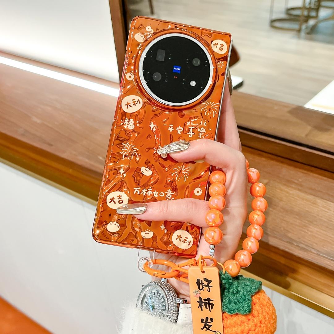 For OPPO Find N5 Case Waves Orange Plated Good Luck Design Mobile Phone Cover With Bracelet OPPO Find N5
For OPPO Find N5 Case Waves Orange Plated Good Luck Design Mobile Phone Cover With Bracelet OPPO Find N5