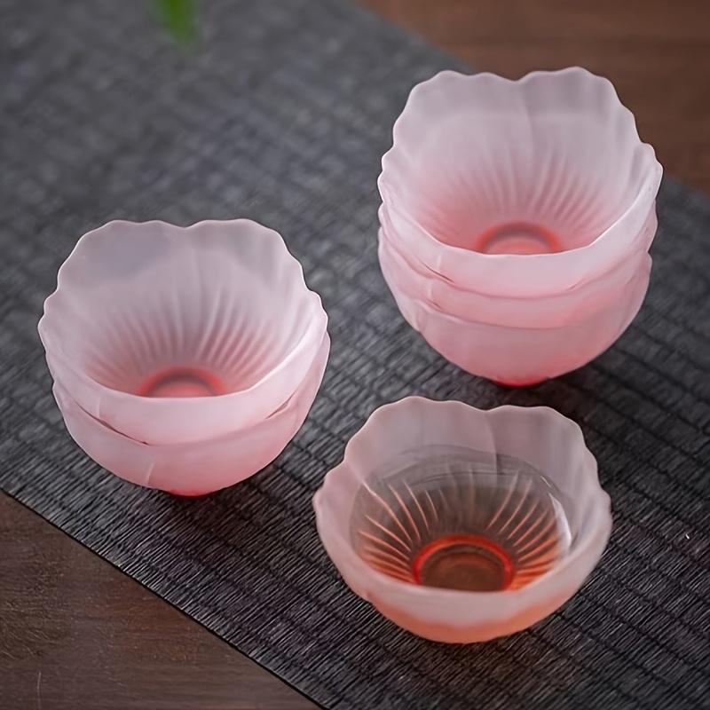 4pcs 40ml 1.35oz Japanese Gradient Pink Frosted Glass Tea Cups,Cute Pink Cherry Blossom Heat Resistant Tea Cup for Home, Office, Gift for Mother 4pcs
4pcs 40ml 1.35oz Japanese Gradient Pink Frosted Glass Tea Cups,Cute Pink Cherry Blossom Heat Resistant Tea Cup for Home, Office, Gift for Mother 4pcs