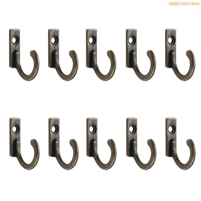 K1AE 10 Pcs Robe Hook Simplicity Hanger Vintage Bronze Small Hooks Easy to Install
K1AE 10 Pcs Robe Hook Simplicity Hanger Vintage Bronze Small Hooks Easy to Install