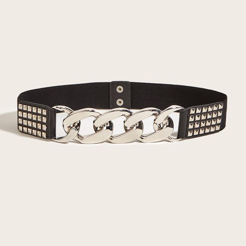 Mary Elastic wide belt, women s design rivet decoration with suit skirt waist elastic waist seal ins tide
Mary Elastic wide belt, women s design rivet decoration with suit skirt waist elastic waist seal ins tide