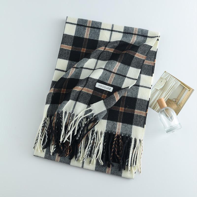 Женский зимний клетчатый шарф 2025 года, Имитация кашемира высокого класса, Корейский стиль, Универсальный теплый шарф-шаль для шеи 70*200cm
Женский зимний клетчатый шарф 2025 года, Имитация кашемира высокого класса, Корейский стиль, Универсальный теплый шарф-шаль для шеи 70*200cm