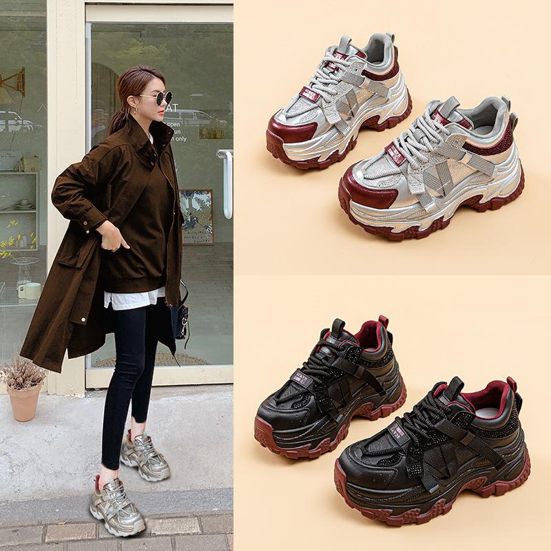 Dad shoes women s autumn and winter new thick-soled inner height increase casual versatile color matching rhinestone sports women s shoes 33
Dad shoes women s autumn and winter new thick-soled inner height increase casual versatile color matching rhinestone sports women s shoes 33