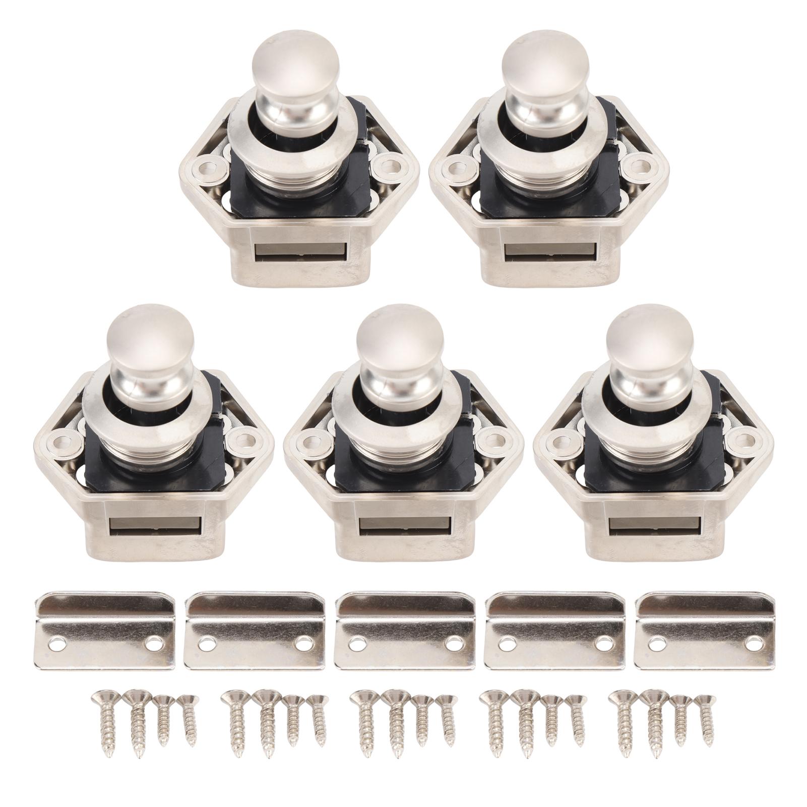 Push Button Catch Push Button Elegant Multipurpose RV Keyless Cupboard Door Knob for Motorhome Home Yachts
Push Button Catch Push Button Elegant Multipurpose RV Keyless Cupboard Door Knob for Motorhome Home Yachts