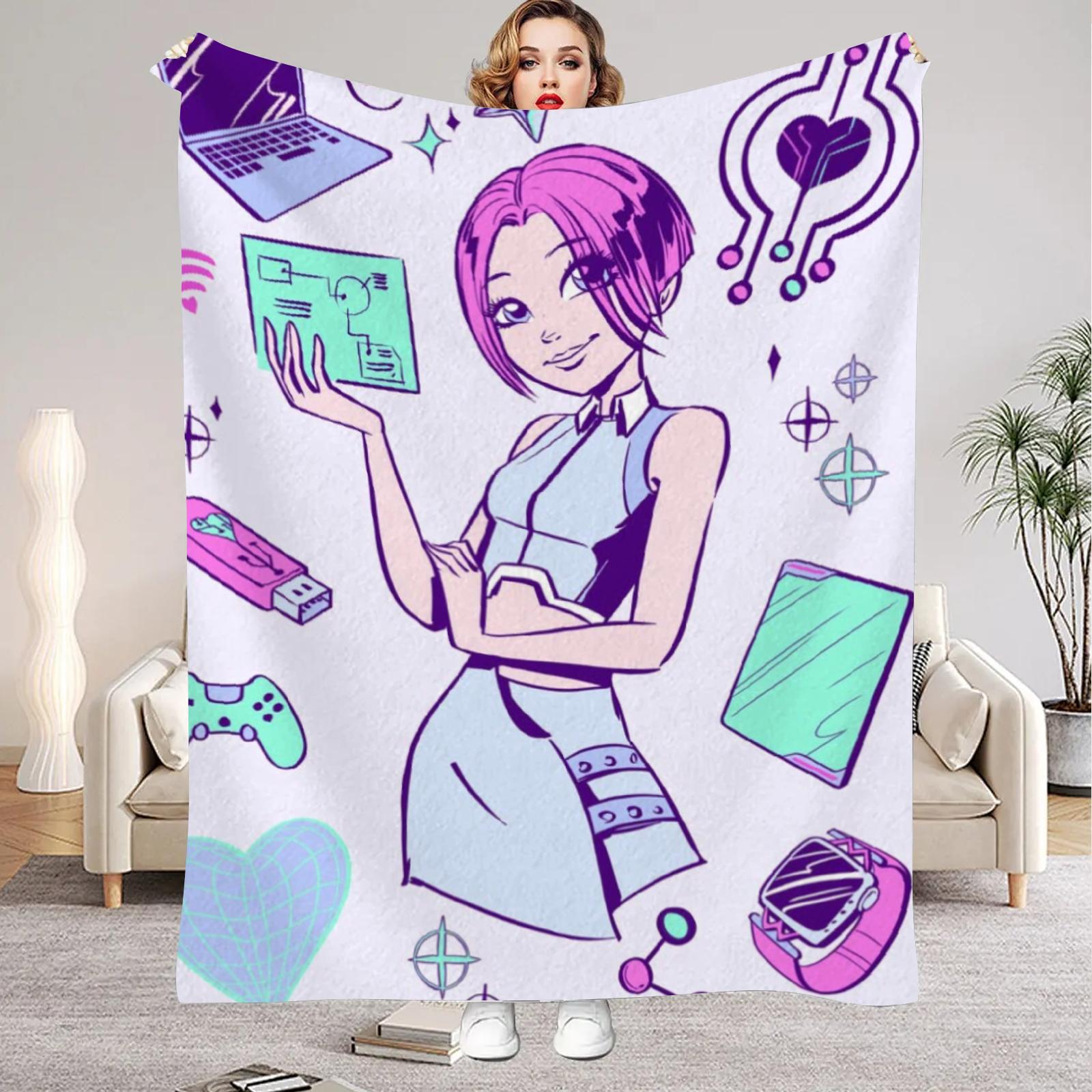 W-Winx C-Клуб Плед з принтом Красуні Фланелевий плед для дому Вітальні Спальні Декор Новорічний Різдвяний подарунок для дітей 100x150cm
W-Winx C-Клуб Плед з принтом Красуні Фланелевий плед для дому Вітальні Спальні Декор Новорічний Різдвяний подарунок для дітей 100x150cm