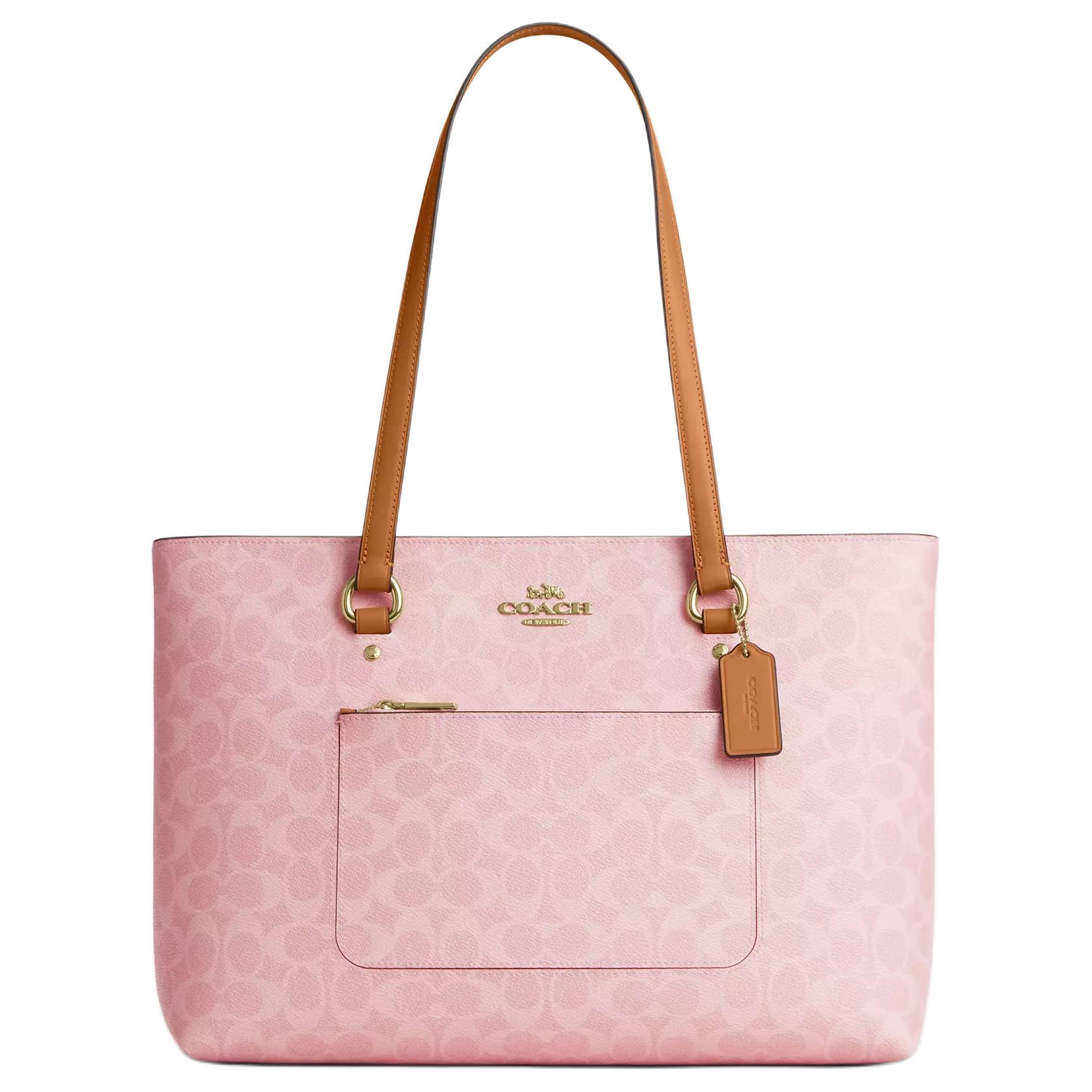 Coach Coated Canvas Tote Bag With Side Zipper Pocket Women Handbags Gold Pink CEA21-IMPO Basic Set (Bag+Dust Bag)
Coach Coated Canvas Tote Bag With Side Zipper Pocket Women Handbags Gold Pink CEA21-IMPO Basic Set (Bag+Dust Bag)