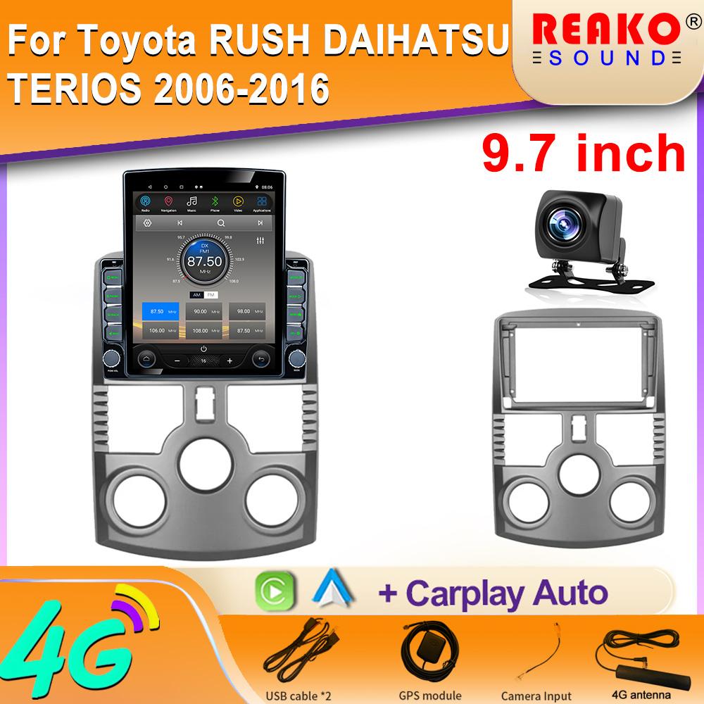 9,7-дюймовий вертикальний екран автомобільного радіо для TOYOTA RUSH DAIHATSU TERIOS MANULA AC 2006 2016 GPS-навігація Мультимедійний плеєр Carplay 8 core 2GB+32GB
9,7-дюймовий вертикальний екран автомобільного радіо для TOYOTA RUSH DAIHATSU TERIOS MANULA AC 2006 2016 GPS-навігація Мультимедійний плеєр Carplay 8 core 2GB+32GB