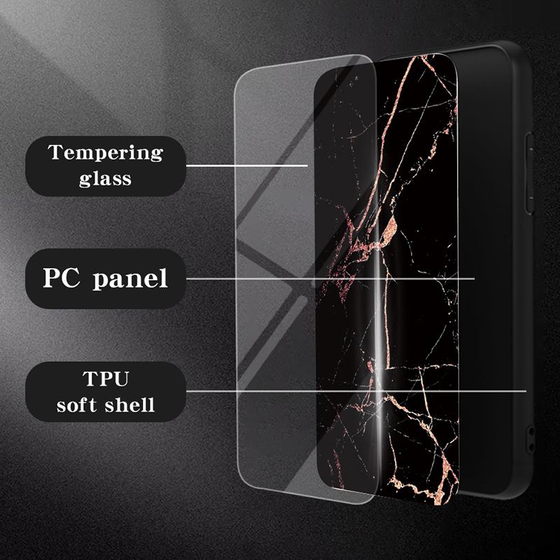 For Xiaomi Redmi Note 13 Pro+ 5G Cell Phone Case Marble Pattern Tempered Glass+PC+TPU Anti-drop Shell White Marble
For Xiaomi Redmi Note 13 Pro+ 5G Cell Phone Case Marble Pattern Tempered Glass+PC+TPU Anti-drop Shell White Marble