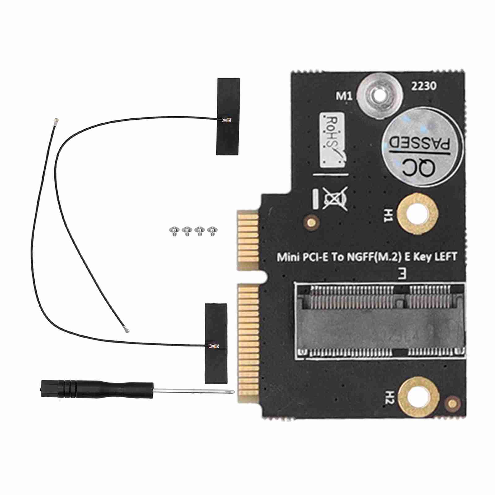 M.2 NGFF Key E to LowProfile Mini PCIE Adapter Wifi Converter for intel AX200Lenovo Y510P
M.2 NGFF Key E to LowProfile Mini PCIE Adapter Wifi Converter for intel AX200Lenovo Y510P