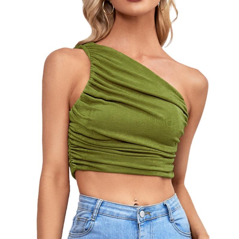 Spring and Summer New Fashion Hot-selling Personality Hottie Tight Slanted Collar Off-shoulder Women XL зелений
Spring and Summer New Fashion Hot-selling Personality Hottie Tight Slanted Collar Off-shoulder Women XL зелений