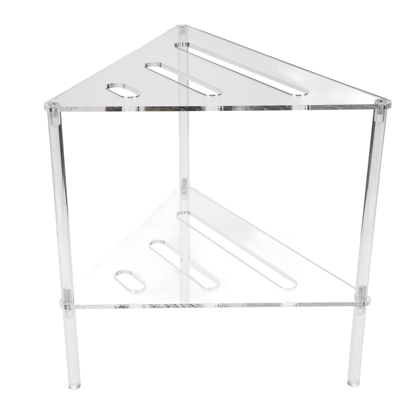Acrylic Corner Shower Caddy 2 Tier Floor Standing Hollowed Corner Shelf Organizer for Bathroom Bedroom Kitchen
Acrylic Corner Shower Caddy 2 Tier Floor Standing Hollowed Corner Shelf Organizer for Bathroom Bedroom Kitchen