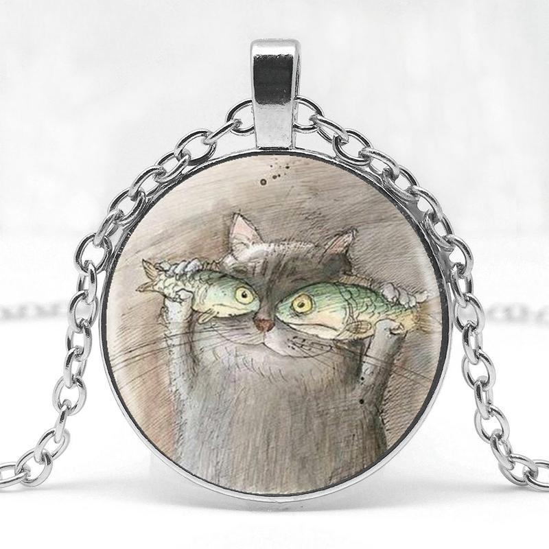 Hot Sale, Cute Cat Fish One Portrait, Cute Vivid Glass Pendant Necklace Jewelry. бронзовий
Hot Sale, Cute Cat Fish One Portrait, Cute Vivid Glass Pendant Necklace Jewelry. бронзовий
