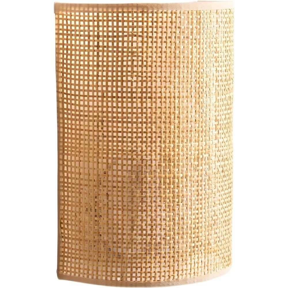 JOYINLED Japanese Style 2PCS Bamboo Wall Lamp Boho Woven Wall Light Farmhouse Bedroom Handmade Sconces for Bedside Living Room No Bulb
JOYINLED Japanese Style 2PCS Bamboo Wall Lamp Boho Woven Wall Light Farmhouse Bedroom Handmade Sconces for Bedside Living Room No Bulb