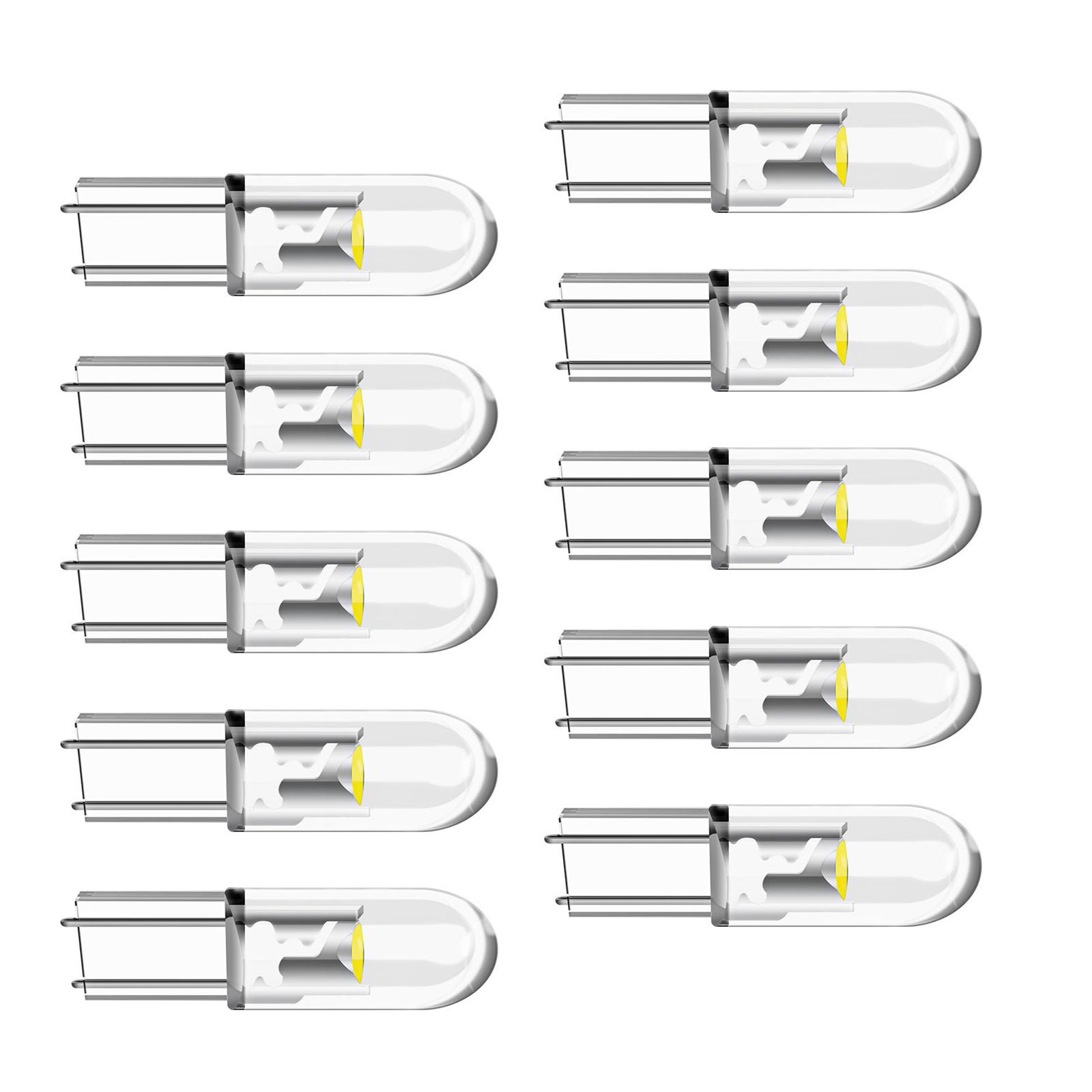 10pcs T5 LED Car Dashboard Lights Heat Resistant LED Dashboard Bulbs Vehicle Accessories Easy to Use for Night Driving
10pcs T5 LED Car Dashboard Lights Heat Resistant LED Dashboard Bulbs Vehicle Accessories Easy to Use for Night Driving