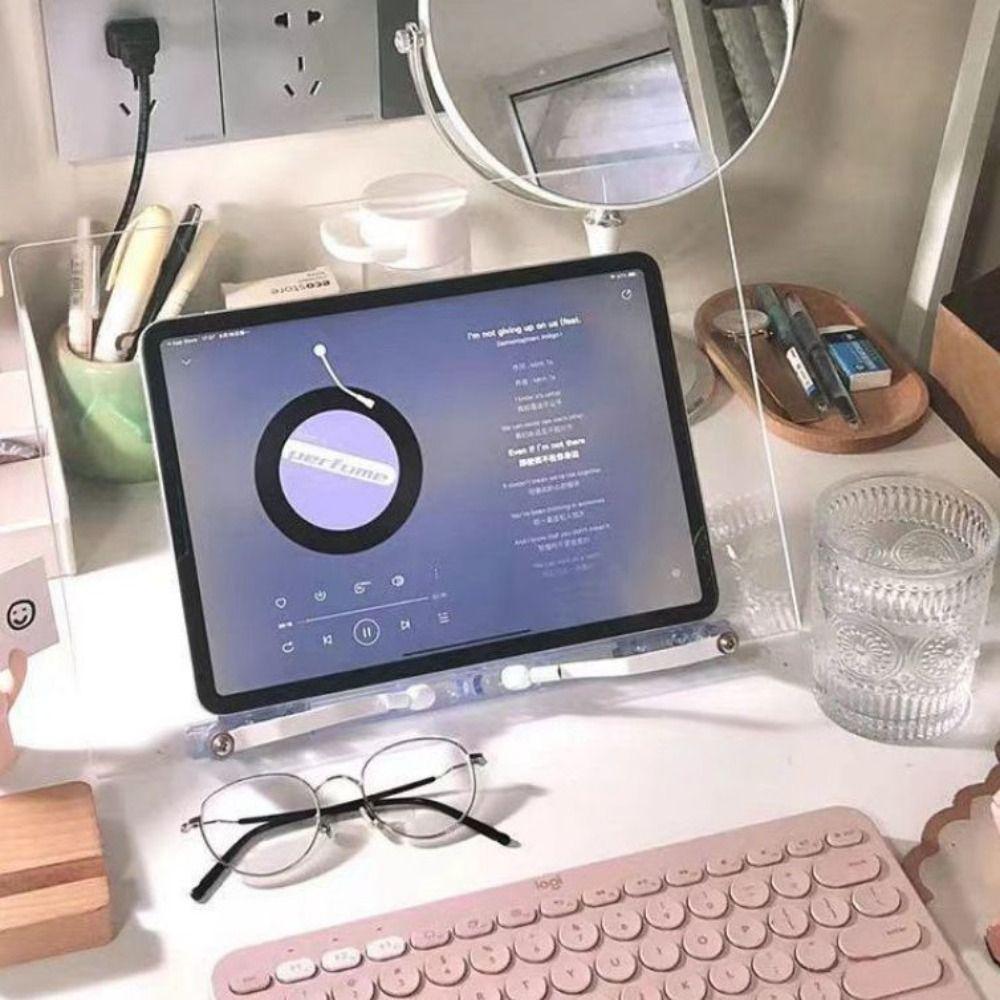 Multifunctional Transparent Reading Book Holder Adjustable Desktop Folding Holder Office B
Multifunctional Transparent Reading Book Holder Adjustable Desktop Folding Holder Office B
