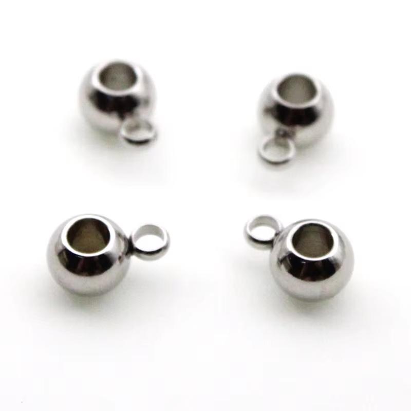 20Pcs Stainless Steel Bail Beads Charm Connectors Pendants Clasps Hook Spacer Beads Accessories for DIY Bracelet Jewelry Making 4mm hole 2mm
20Pcs Stainless Steel Bail Beads Charm Connectors Pendants Clasps Hook Spacer Beads Accessories for DIY Bracelet Jewelry Making 4mm hole 2mm