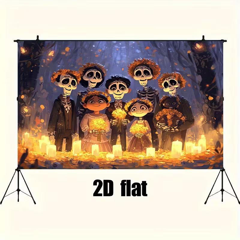 2D Dia de los Muertos Photography Background Cloth for Photo Booth 47.2x31.5inch/120*80cm
2D Dia de los Muertos Photography Background Cloth for Photo Booth 47.2x31.5inch/120*80cm
