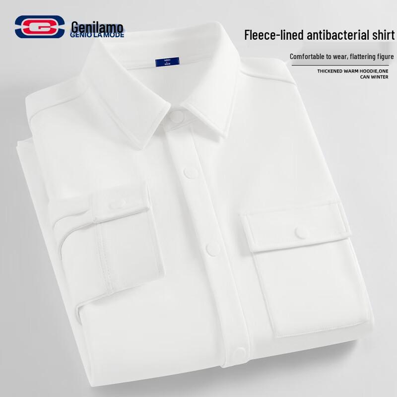 Men s Fleece-Lined Casual Long-Sleeve Shirt 3XL
Men s Fleece-Lined Casual Long-Sleeve Shirt 3XL