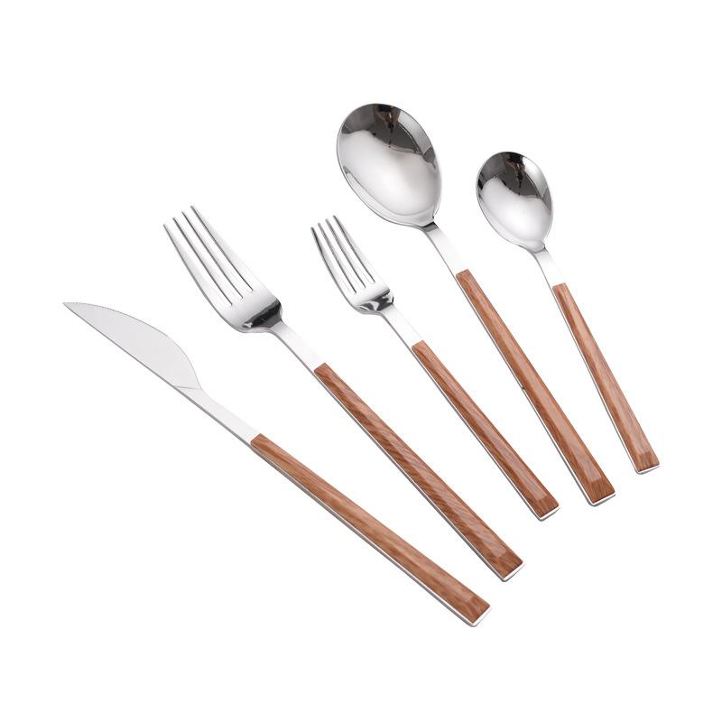 Marble Silverware Set 5PCS Stainless Steel Retro Style Cutlery set Includes Forks Spoons Knifes.Finish Dishwasher Safe
Marble Silverware Set 5PCS Stainless Steel Retro Style Cutlery set Includes Forks Spoons Knifes.Finish Dishwasher Safe
