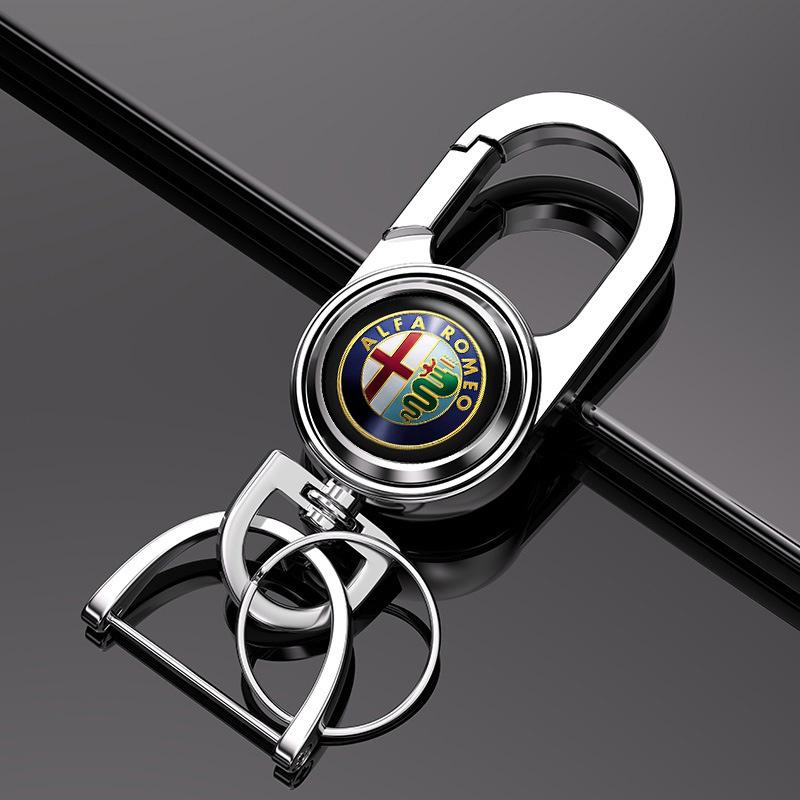 2026 Hot Sticker Fashion Metal Car Keychain Key Chain Ring Car Key Holder Auto Styling for Alfa Romeo Giulia Giulietta Stelvio M
2026 Hot Sticker Fashion Metal Car Keychain Key Chain Ring Car Key Holder Auto Styling for Alfa Romeo Giulia Giulietta Stelvio M