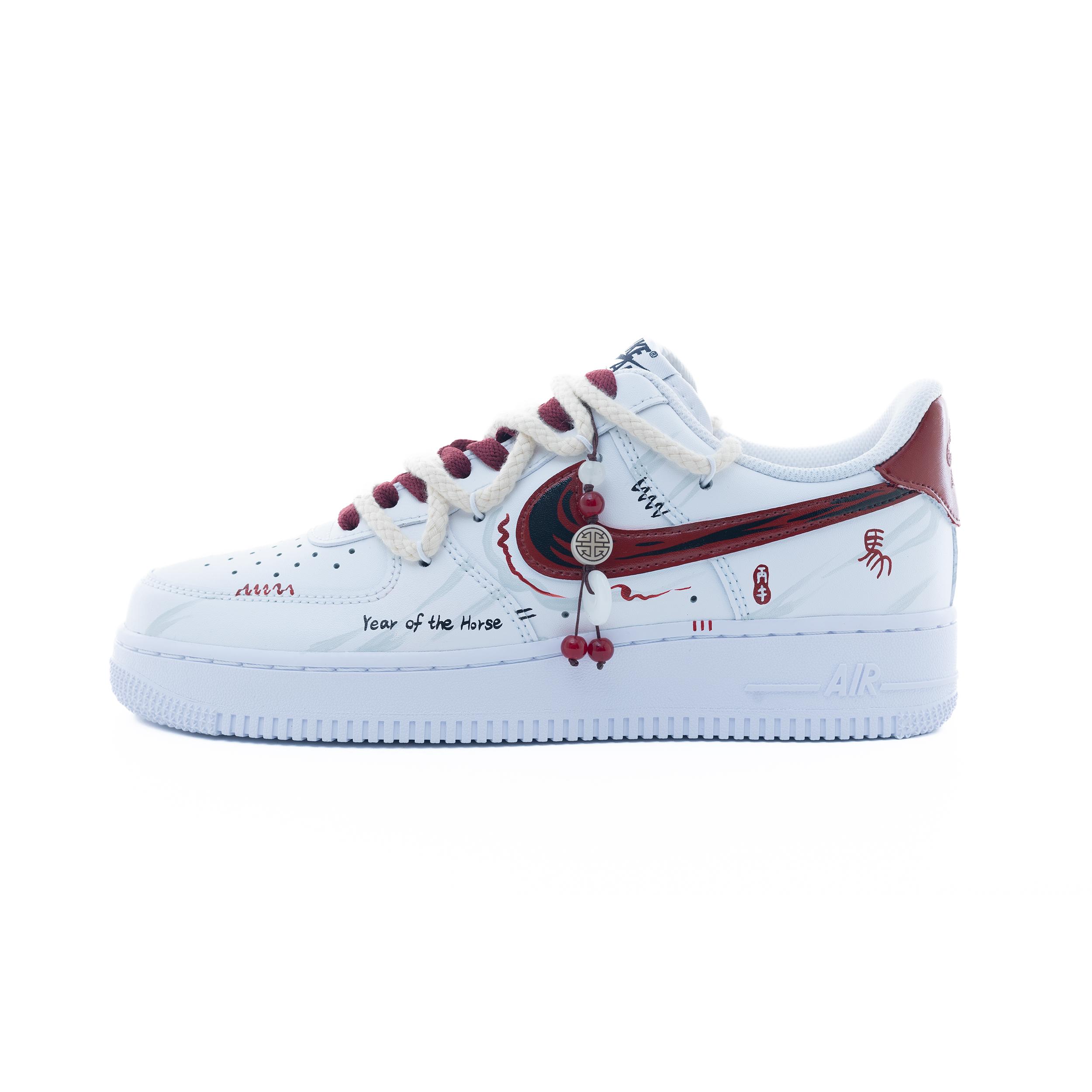 Nike Air Force 1 Auspicious Horse Synthetic Leather Abrasion Resistant Low top Skateboard Shoes Women s White DD8959-100(Team240-) 38.5
Nike Air Force 1 Auspicious Horse Synthetic Leather Abrasion Resistant Low top Skateboard Shoes Women s White DD8959-100(Team240-) 38.5