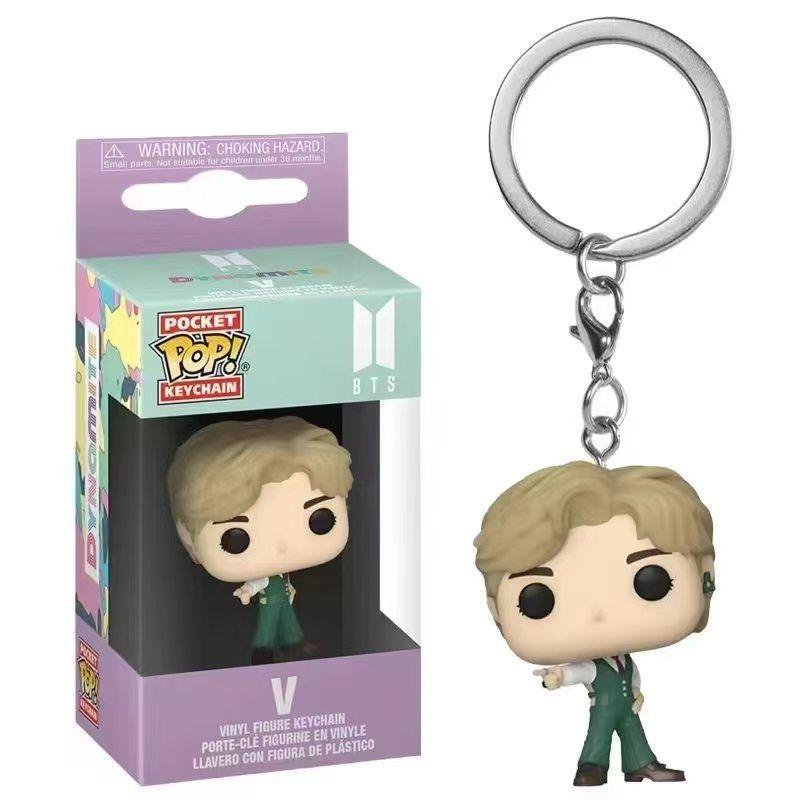BTS cute keychain backpack doll bag couple pendant keychain pendant gift JIMIN
BTS cute keychain backpack doll bag couple pendant keychain pendant gift JIMIN