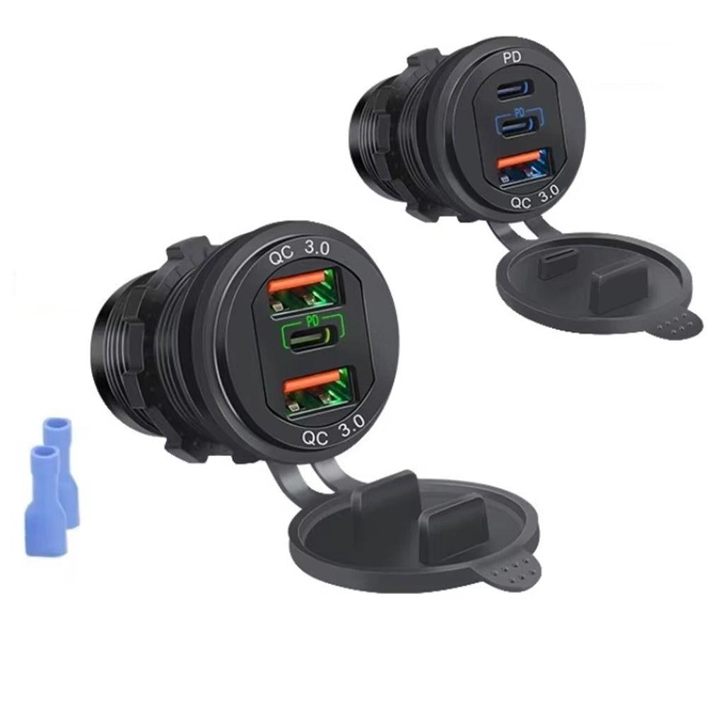 Dual PD/QC Ports 12V/24V Car Moto Adapter QC3.0+PD Power Outlet Adapter Golf Cart Dual QC
Dual PD/QC Ports 12V/24V Car Moto Adapter QC3.0+PD Power Outlet Adapter Golf Cart Dual QC