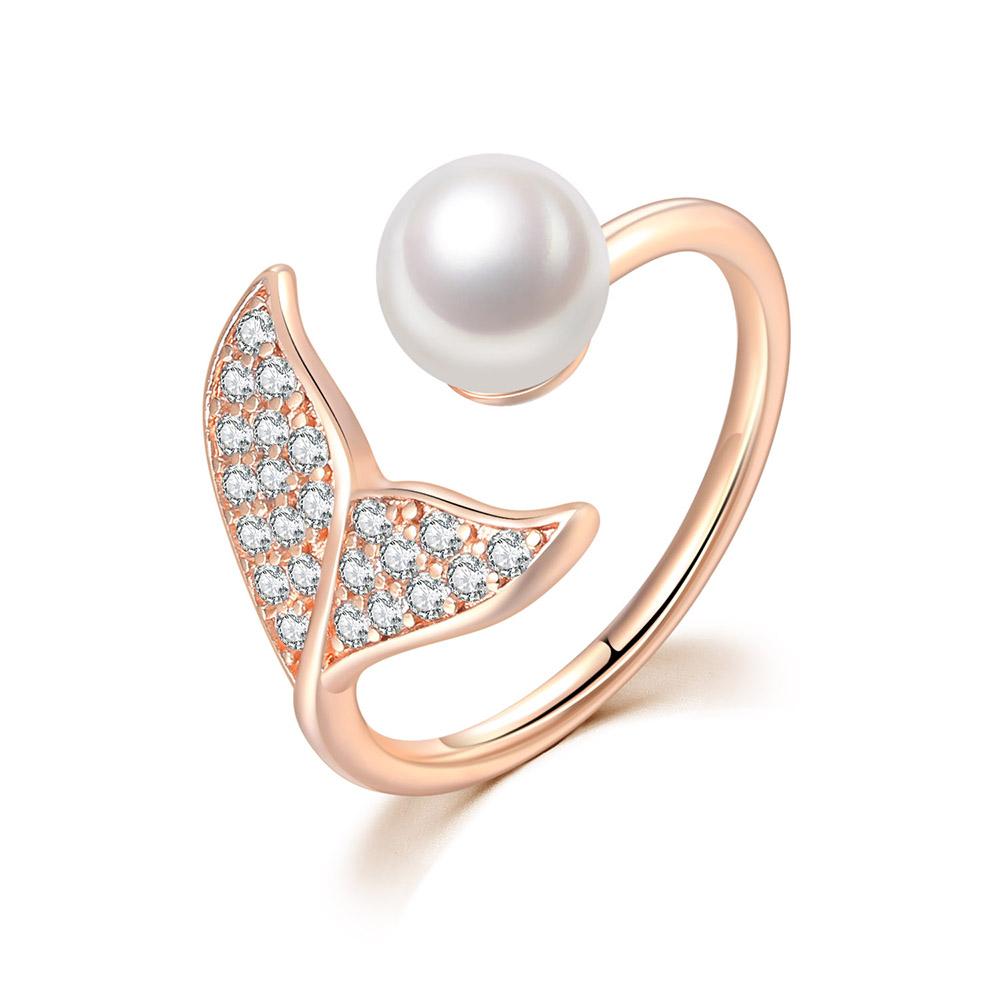 Adjustable Mermaid Tail Ring for Women Opening Gold Color Dainty Fairy Core Crystal Imitation Pearl Ring Delicate Trend Zircon 10
Adjustable Mermaid Tail Ring for Women Opening Gold Color Dainty Fairy Core Crystal Imitation Pearl Ring Delicate Trend Zircon 10