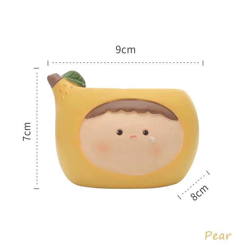 Cute Fruit-Themed Resin Planters, Mini Succulent Pots for Home Decor, Bonsai Pot Ideal for Cacti & Succulents Plants грушевый
Cute Fruit-Themed Resin Planters, Mini Succulent Pots for Home Decor, Bonsai Pot Ideal for Cacti & Succulents Plants грушевый