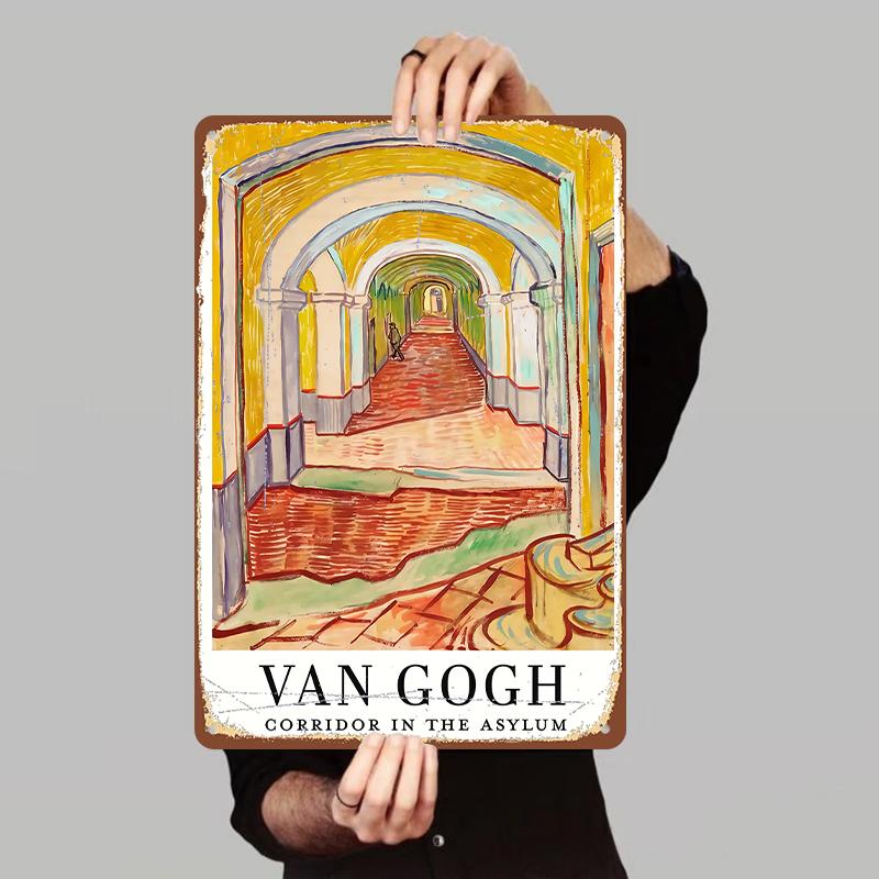 Van Gogh Reproduction Corridor in the Asylum Art Metal Tin Sign Home Wall Decor Hanging Painting 7.9x11.8In(20x30cm)
Van Gogh Reproduction Corridor in the Asylum Art Metal Tin Sign Home Wall Decor Hanging Painting 7.9x11.8In(20x30cm)