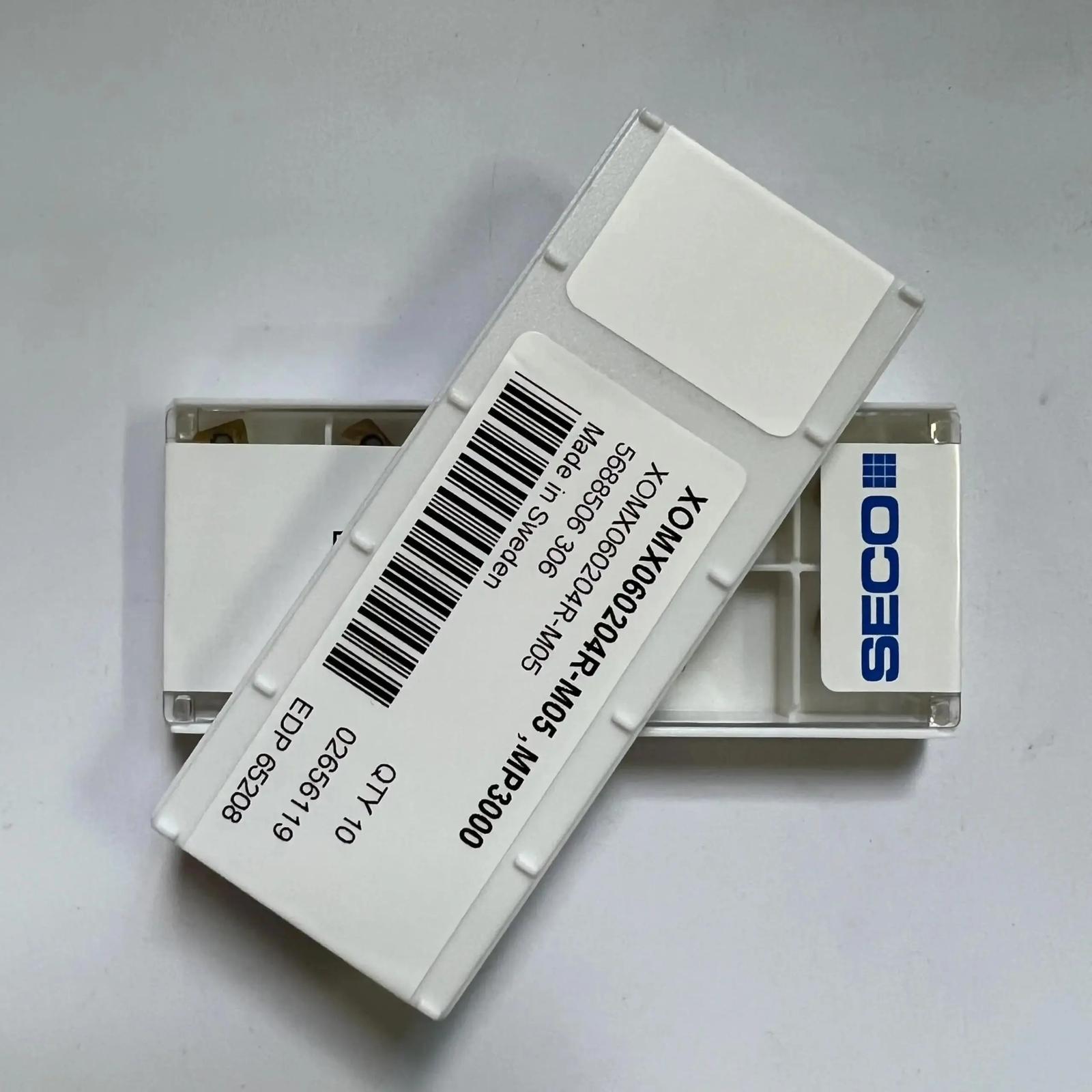 SECO / XOMX060204R-M05,MP3000 /Original genuine CNC alloy blade 10 PCS
SECO / XOMX060204R-M05,MP3000 /Original genuine CNC alloy blade 10 PCS