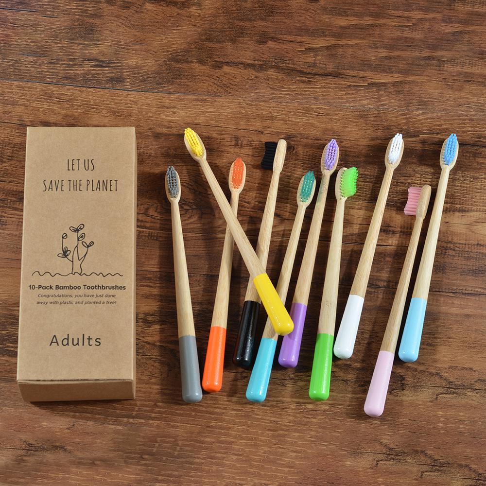 Adults 10Pack Mix Toothbrushes Bamboo Toothbrush Eco Friendly Tooth Brush Nylon Bristle Adults Oral Care Elliptical Toothbrush
Adults 10Pack Mix Toothbrushes Bamboo Toothbrush Eco Friendly Tooth Brush Nylon Bristle Adults Oral Care Elliptical Toothbrush
