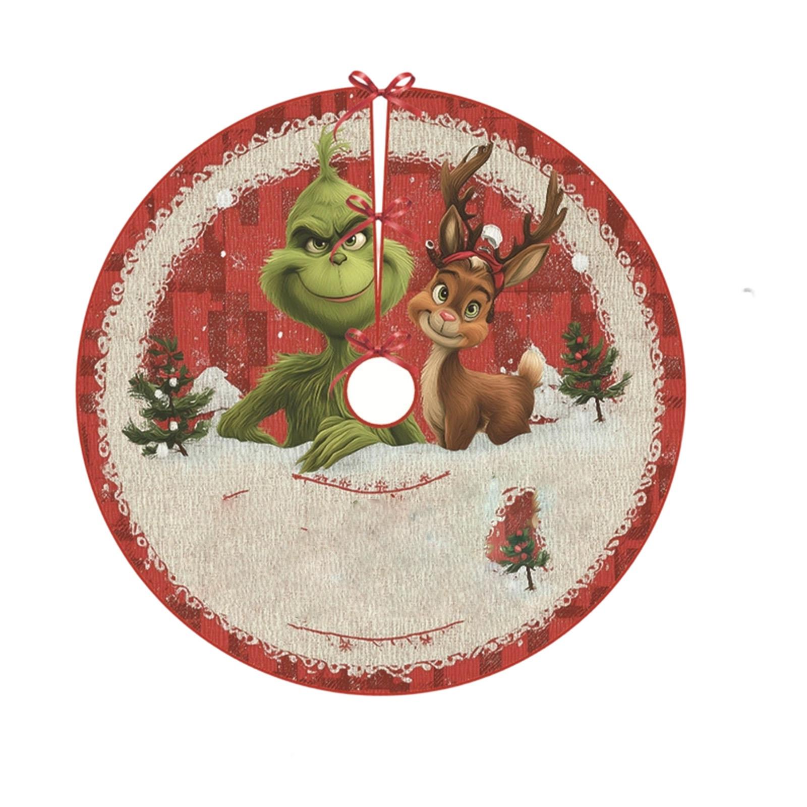 Юбка для новогодней елки New Greentown Мультяшная юбка для елки 90 см Цифровая печать Рождественское креативное украшение Ограждение для елки One Size
Юбка для новогодней елки New Greentown Мультяшная юбка для елки 90 см Цифровая печать Рождественское креативное украшение Ограждение для елки One Size