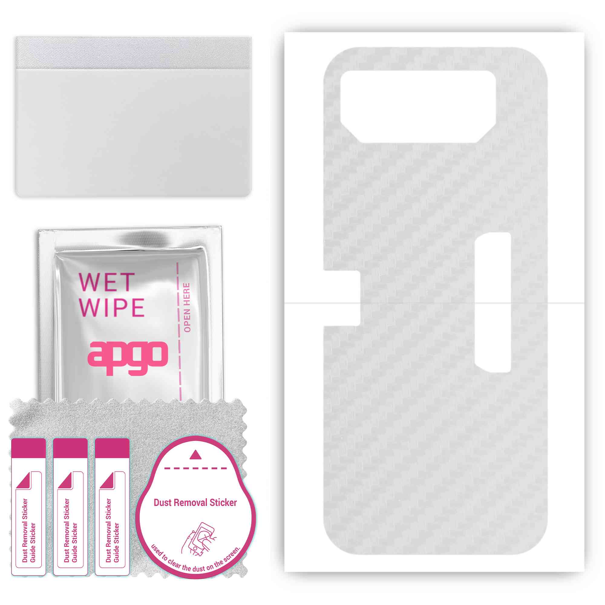 apgo Захисна наклейка Skin для задньої панелі, сумісна з Asus Rog Phone 6D Ultimate, Wrap Film, Foil, Vinyl - Pattern Transparent Carbon
apgo Захисна наклейка Skin для задньої панелі, сумісна з Asus Rog Phone 6D Ultimate, Wrap Film, Foil, Vinyl - Pattern Transparent Carbon