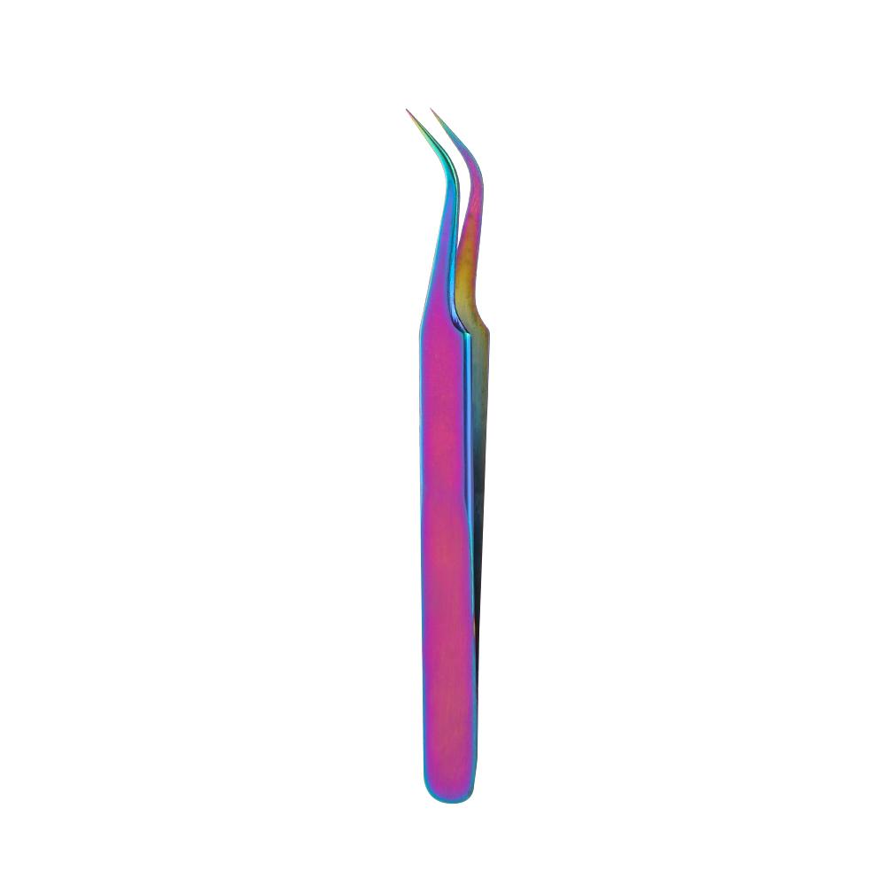 New Stainless Steel Eyelash Extension Tweezers Straight Curved Volume Tweezers Multi-color Rainbow Lash Clips Eye Makeup Tools
New Stainless Steel Eyelash Extension Tweezers Straight Curved Volume Tweezers Multi-color Rainbow Lash Clips Eye Makeup Tools