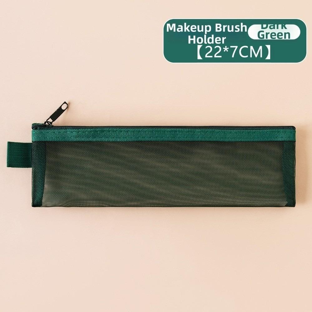 Fashion Mesh Makeup Brush Storage Bag Zipper Portable Pen Case Pen Storage Practical Cosmetic Bag зелёный
Fashion Mesh Makeup Brush Storage Bag Zipper Portable Pen Case Pen Storage Practical Cosmetic Bag зелёный
